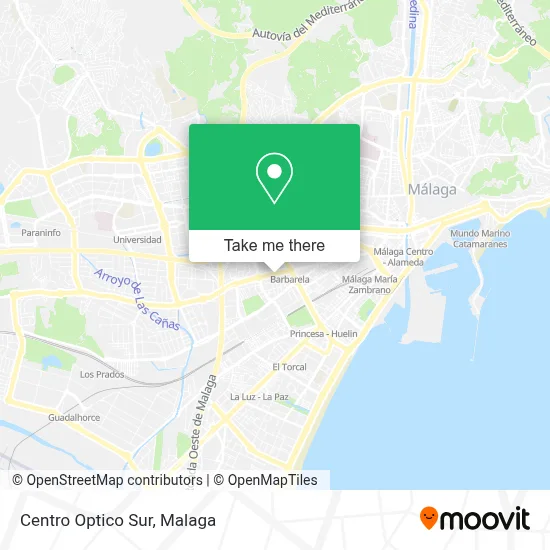Centro Optico Sur map