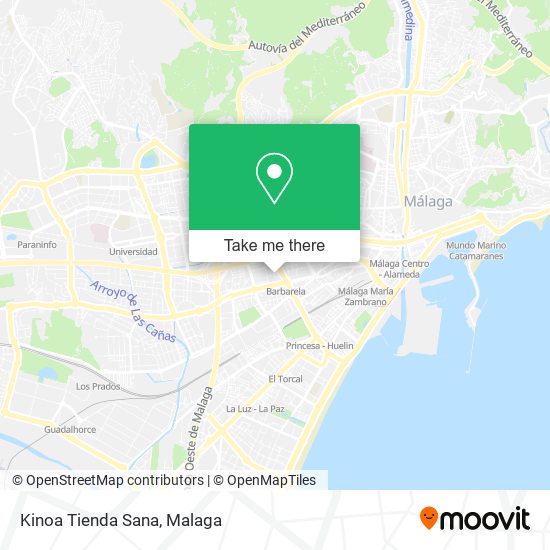 Kinoa Tienda Sana map