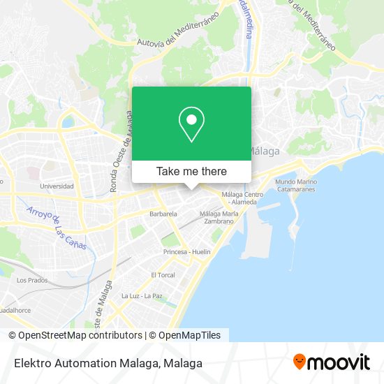 Elektro Automation Malaga map