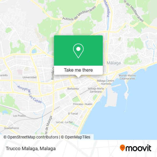 mapa Trucco Malaga