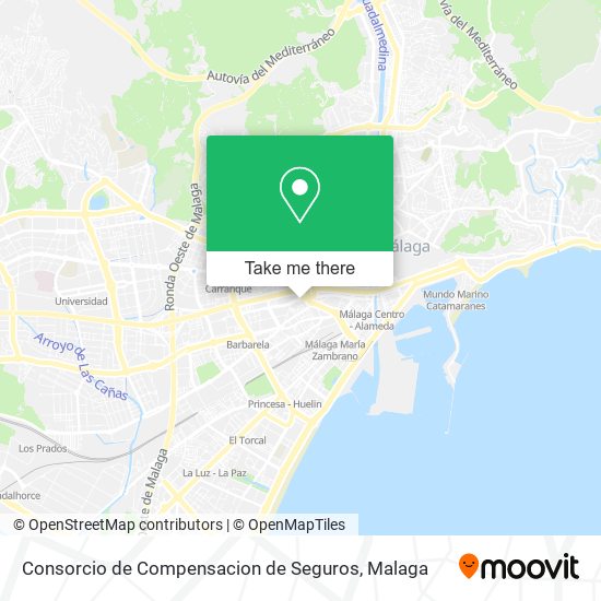 Consorcio de Compensacion de Seguros map