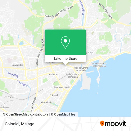 Colonial map