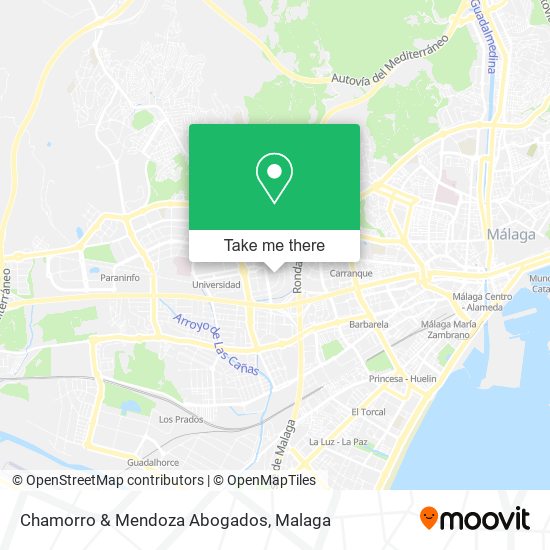 Chamorro & Mendoza Abogados map