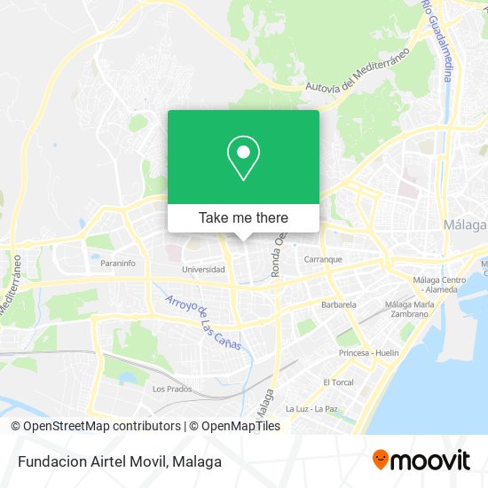 Fundacion Airtel Movil map