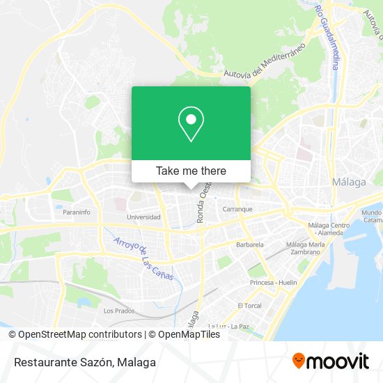 mapa Restaurante Sazón