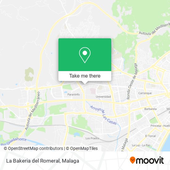 mapa La Bakeria del Romeral