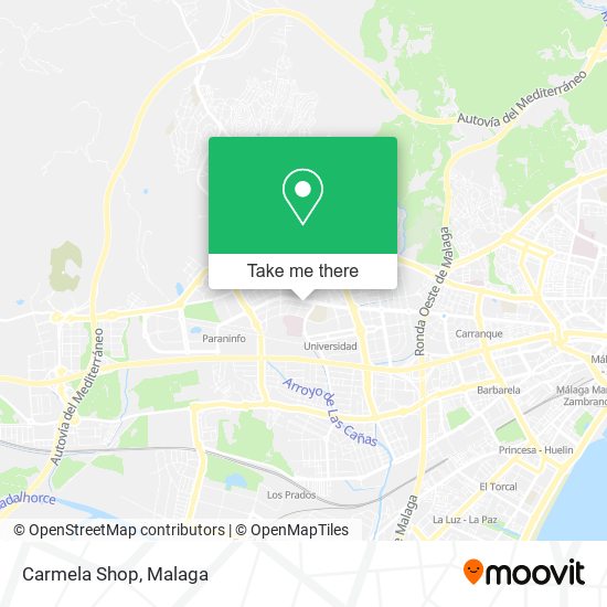 mapa Carmela Shop