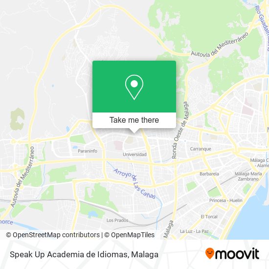 Speak Up Academia de Idiomas map