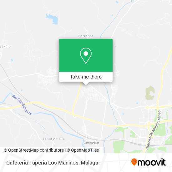 mapa Cafeteria-Taperia Los Maninos