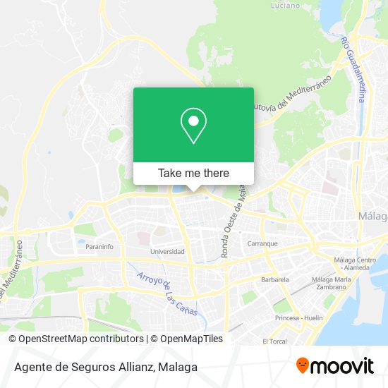 Agente de Seguros Allianz map