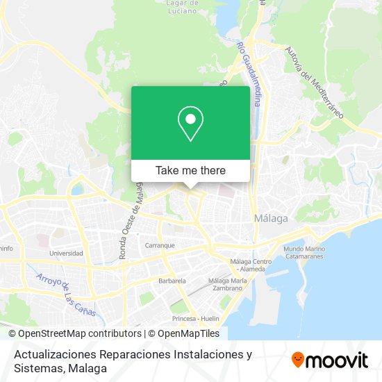 Actualizaciones Reparaciones Instalaciones y Sistemas map