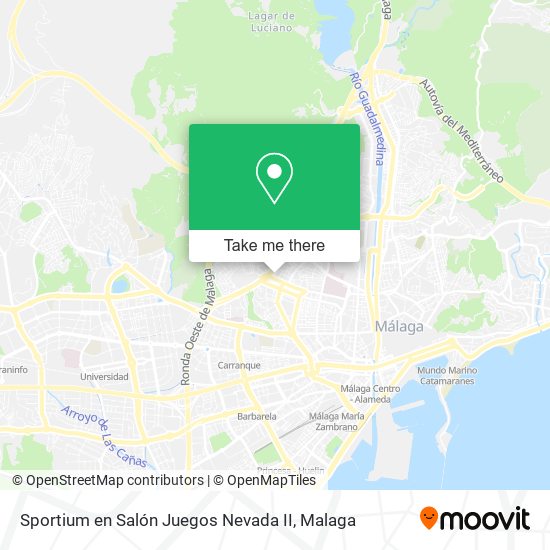 Sportium en Salón Juegos Nevada II map