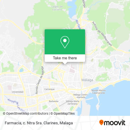 Farmacia, c. Ntra Sra. Clarines map