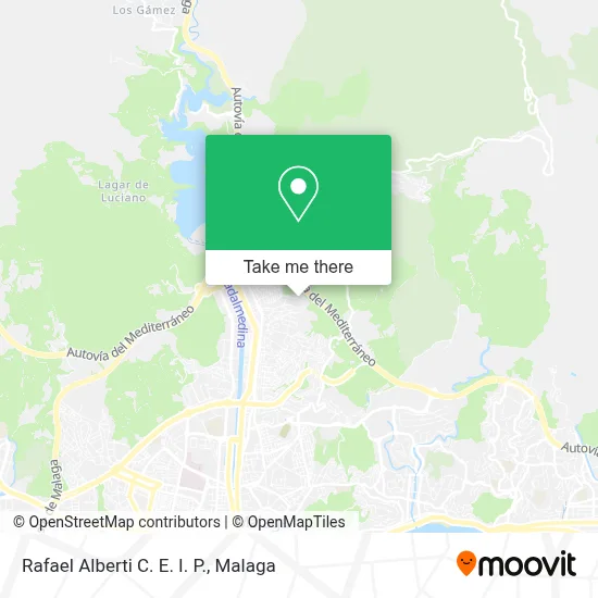 Rafael Alberti C. E. I. P. map