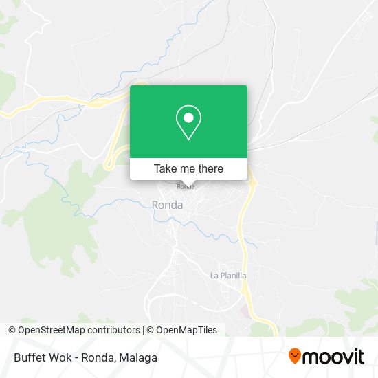 Buffet Wok - Ronda map