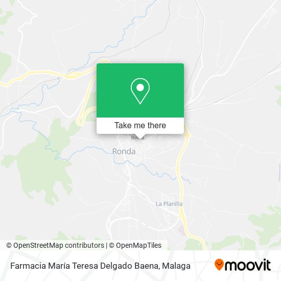 mapa Farmacia María Teresa Delgado Baena