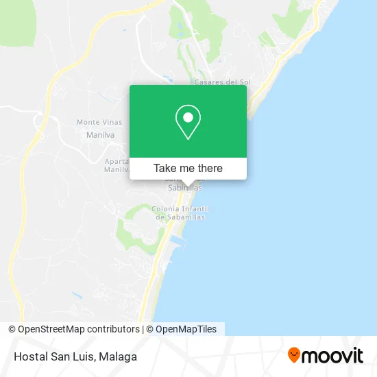 Hostal San Luis map