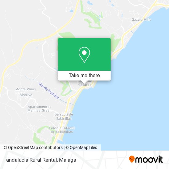 andalucía Rural Rental map