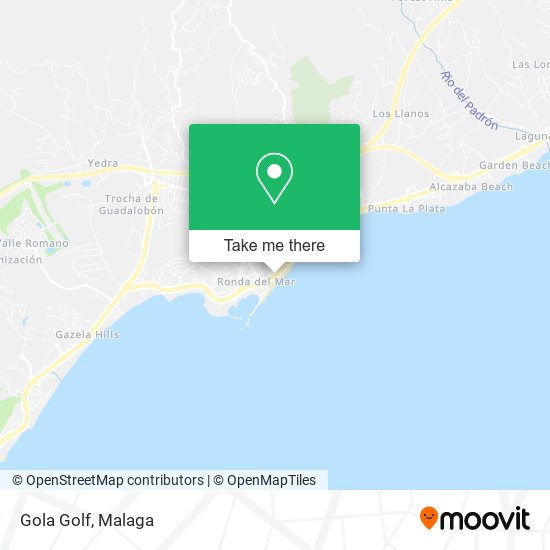 Gola Golf map