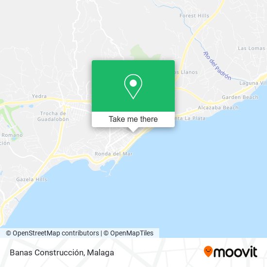 Banas Construcción map