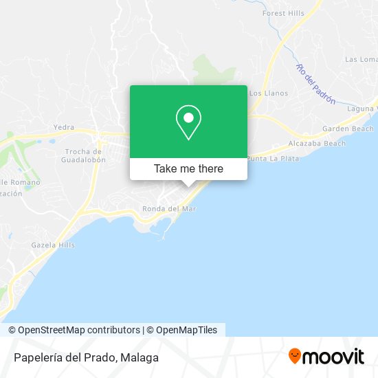 Papelería del Prado map