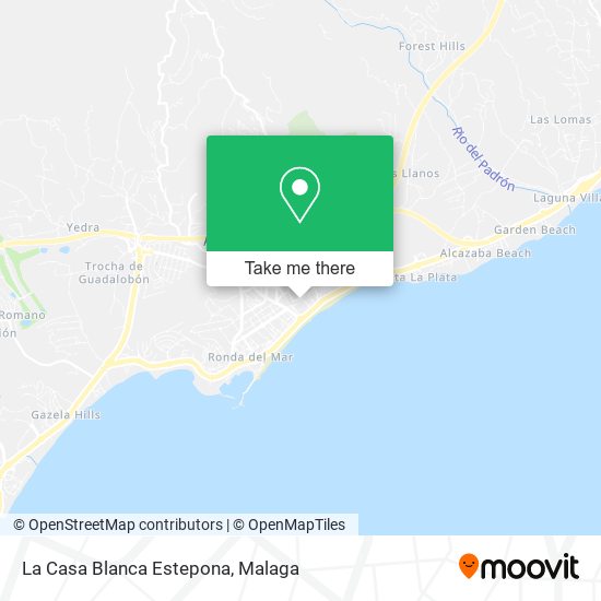 La Casa Blanca Estepona map