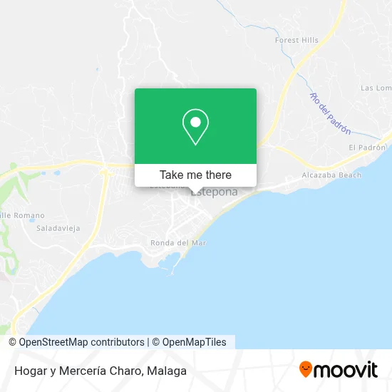 mapa Hogar y Mercería Charo