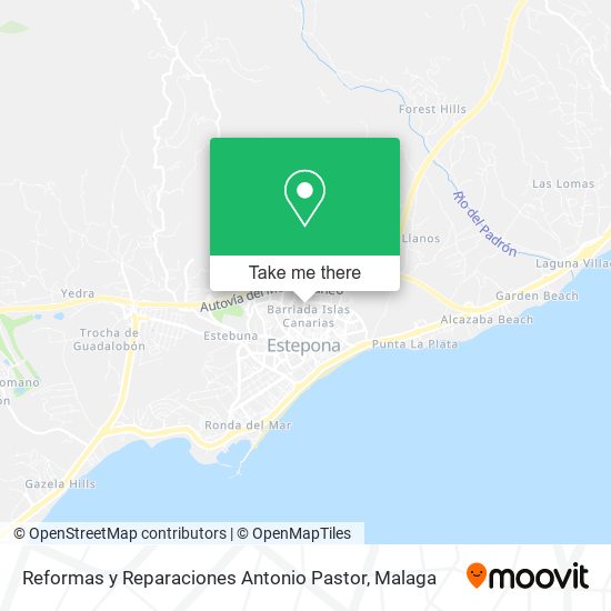 Reformas y Reparaciones Antonio Pastor map
