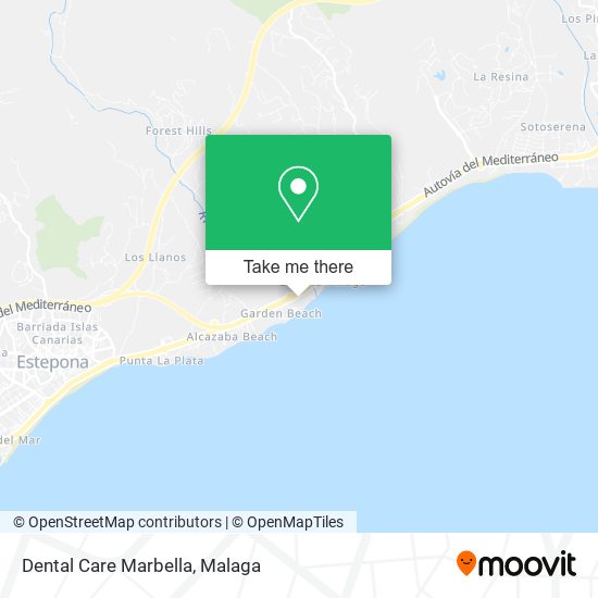 Dental Care Marbella map