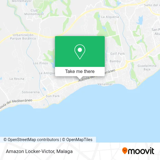 Amazon Locker-Victor map