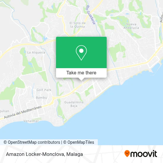 Amazon Locker-Monclova map