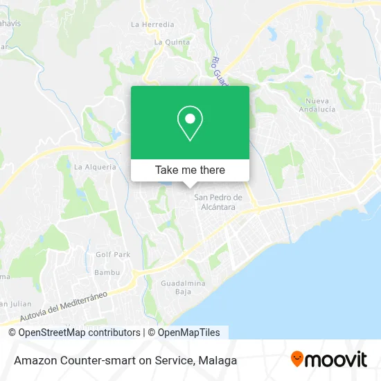 Amazon Counter-smart on Service map