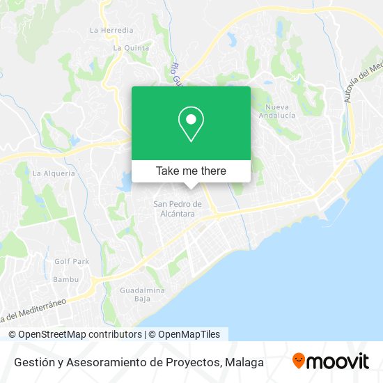 Gestión y Asesoramiento de Proyectos map