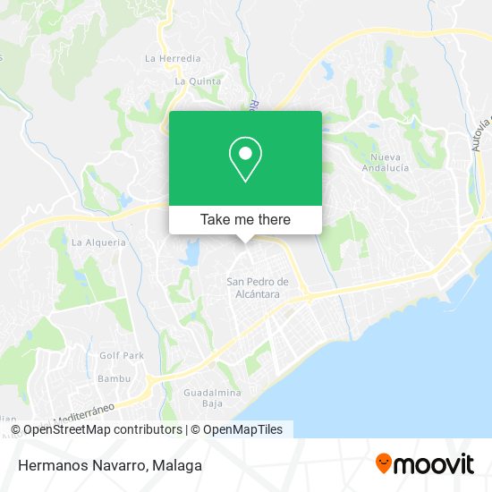 Hermanos Navarro map