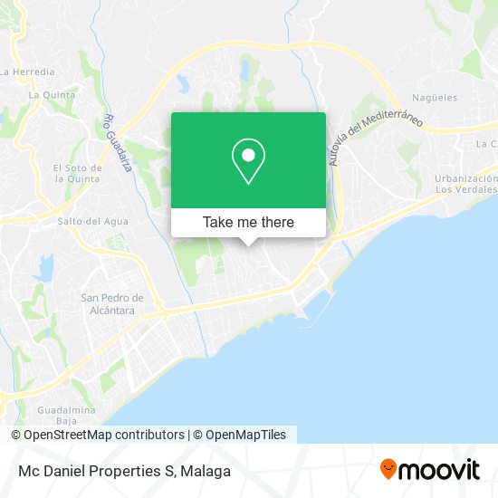 mapa Mc Daniel Properties S