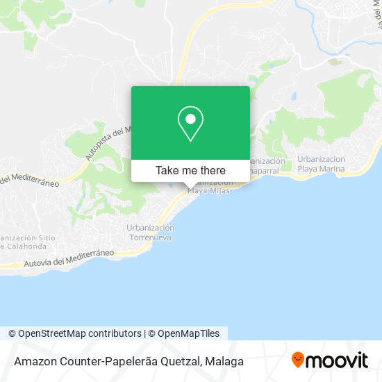 Amazon Counter-Papelerãa Quetzal map