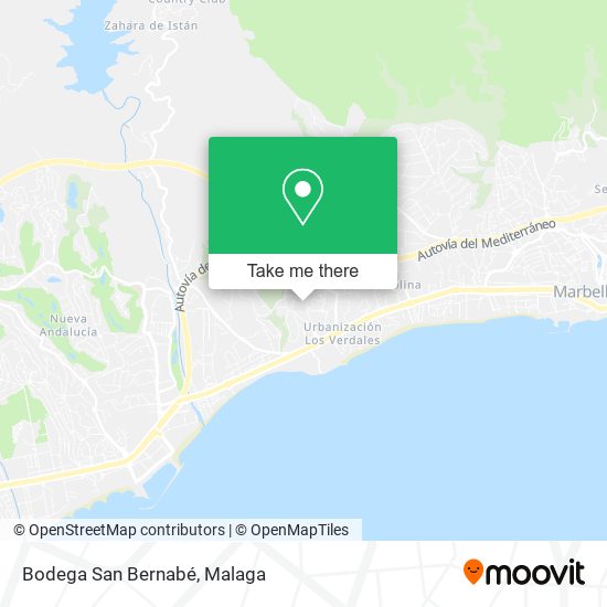 Bodega San Bernabé map