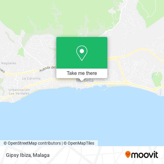 Gipsy Ibiza map