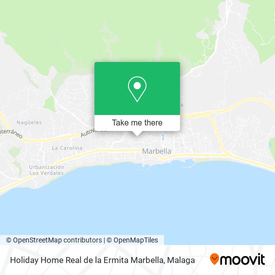 mapa Holiday Home Real de la Ermita Marbella