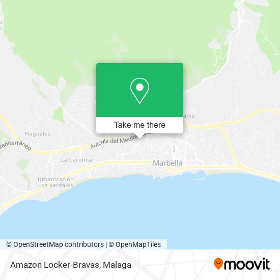 Amazon Locker-Bravas map