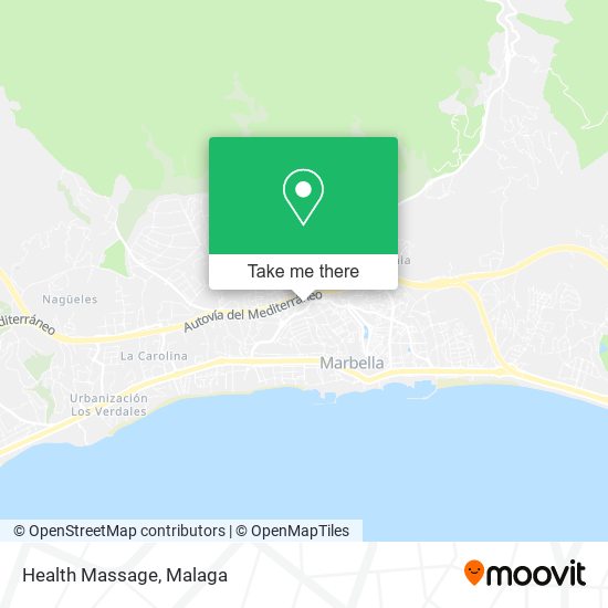 Health Massage map