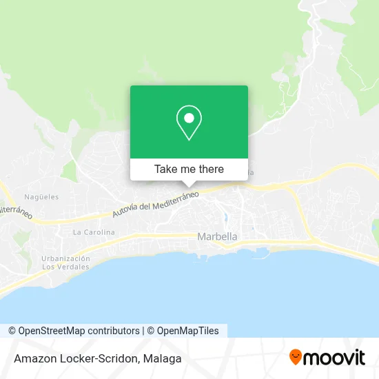 Amazon Locker-Scridon map