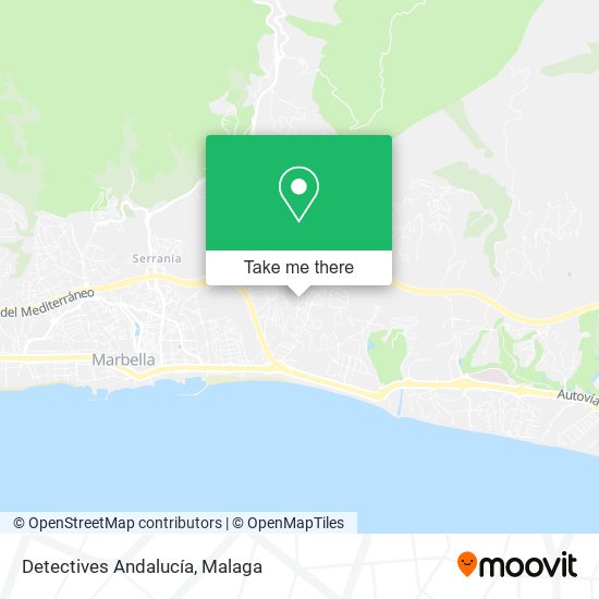 Detectives Andalucía map