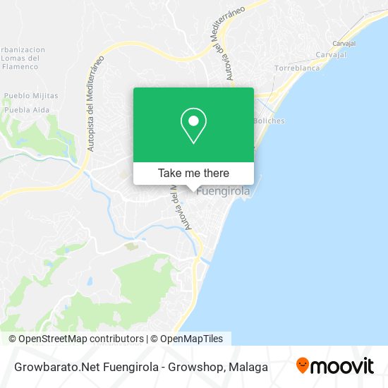 Growbarato.Net Fuengirola - Growshop map