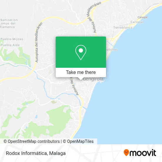 Rodox Informática map