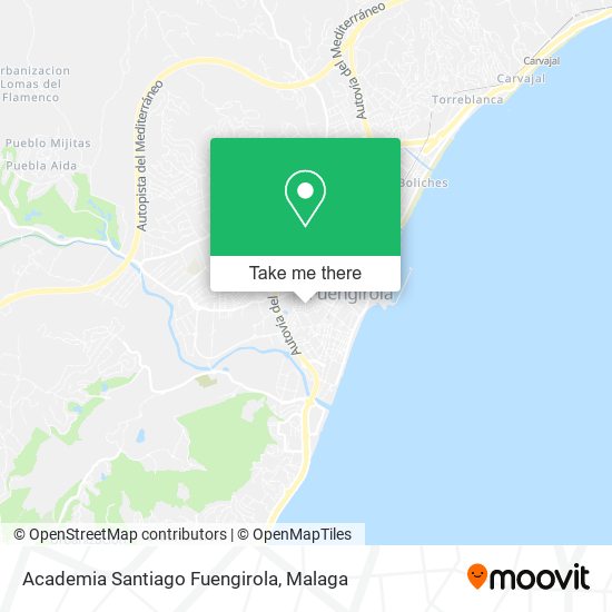 Academia Santiago Fuengirola map