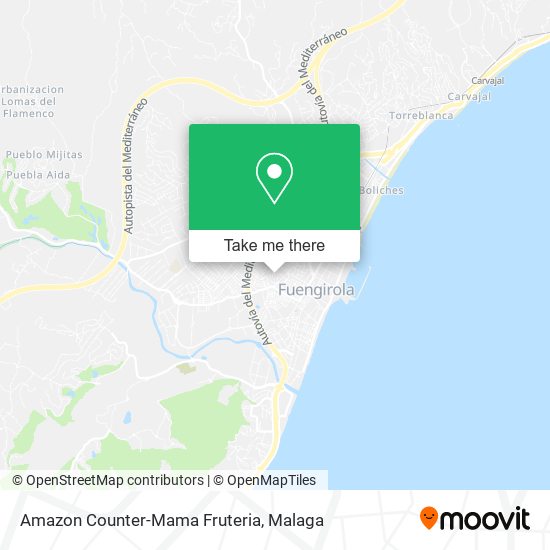 Amazon Counter-Mama Fruteria map