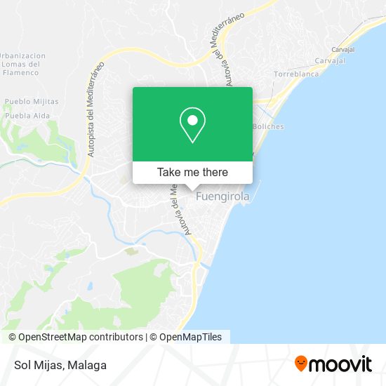 Sol Mijas map