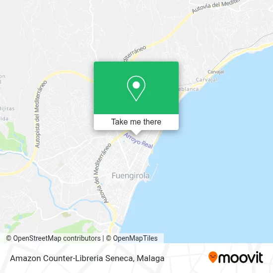 Amazon Counter-Libreria Seneca map