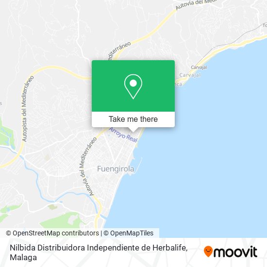 Nilbida Distribuidora Independiente de Herbalife map